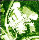 愛知県立大学の衛星画像(可視画像)